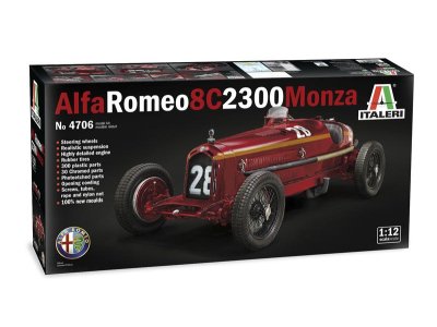 1:12 Italeri 4706 Alfa Romeo 8C 2300 Monza - Ita4706 1 - ITA4706