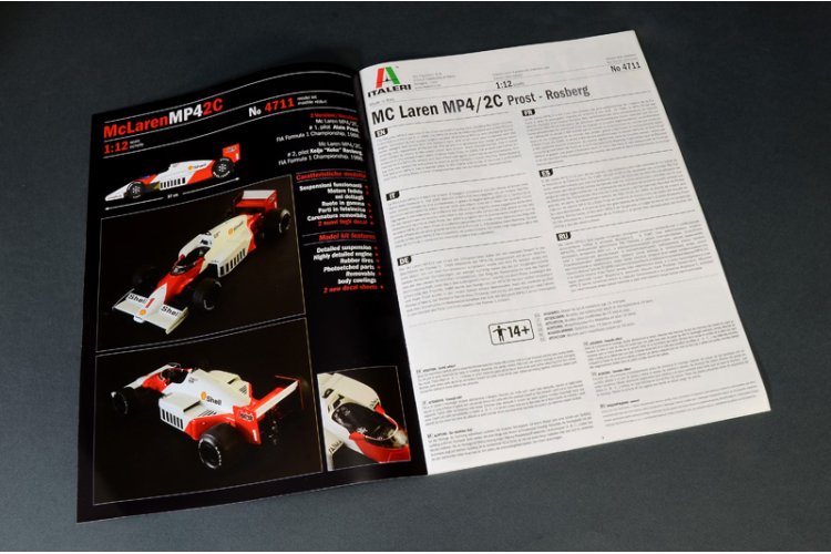 1:12 Italeri 4711 McLaren MP42C - Prost - Rosberg - Formula 1 - Ita4711 91 - ITA4711