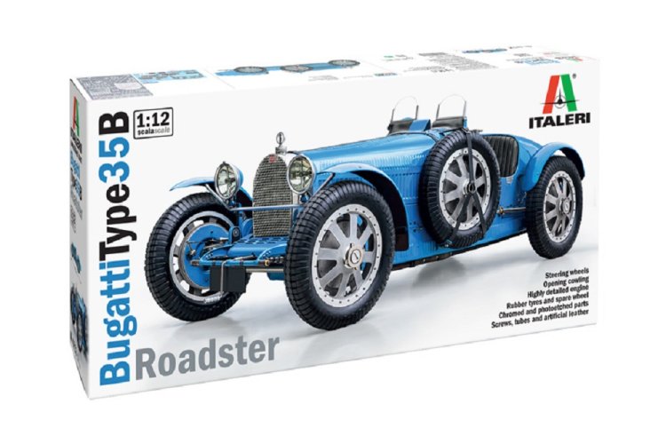 1:12 Italeri 4713 Bugatti 35B Roadster Auto - Monte Carlo 1930 - Ita4713 1a 1 - ITA4713