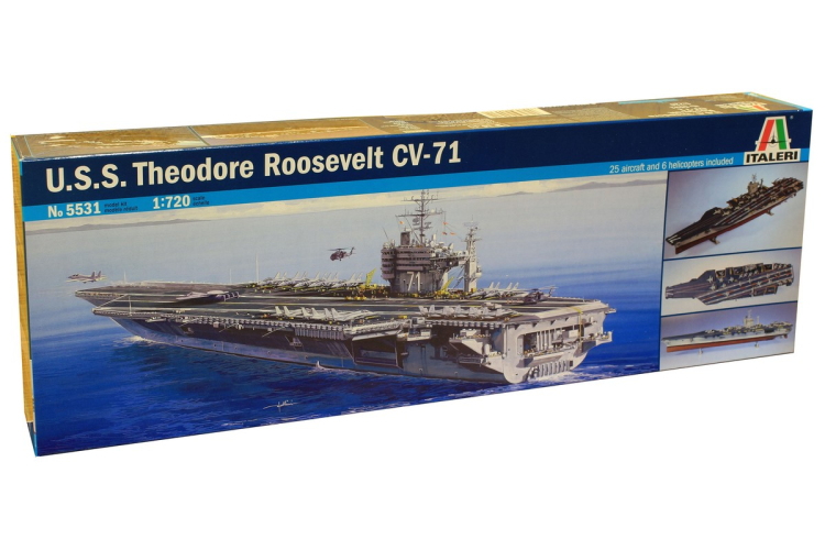 1:720 Italeri 5531 U.S.S. Roosevelt Ship - Ita5531a - ITA5531