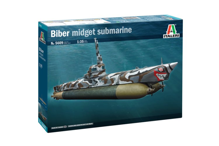 1:35 Italeri 5609 U-Boat Biber - Midget Submarine Biber-class - Ita5609 1 - ITA5609