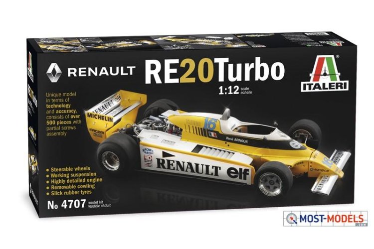 1:12 Italeri 4707 Renault RE 20 Turbo - Ita5624 2 - ITA4707