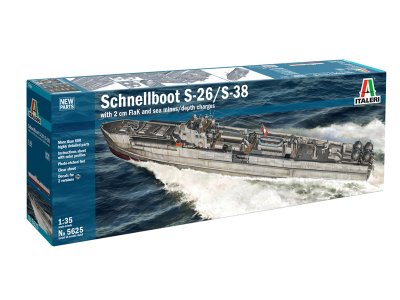 1:35 Italeri 5625 Schnellboot S-26 / S-38 - Ita5625 - ITA5625