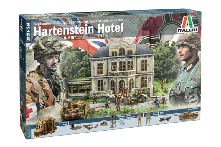 1:72 Italeri 6107 Hartenstein Hotel 1944 Market Garden Arnhem Nederland - September 1944 - Battle Set - Ita6107 1 - ITA6107