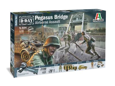 1:72 Italeri 6194 Pegasus Bridge - D.Day 75 ann. 1944-2019 - Battle Set - Ita6194 - ITA6194