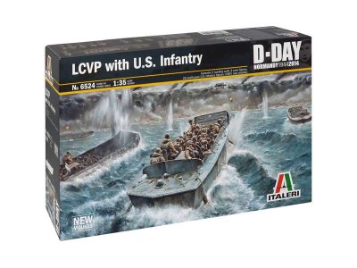 1:35 Italeri 6524 LCVP with U.S. Infantry - Ita6524 - ITA6524