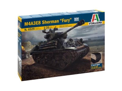 1:35 Italeri 6529 M4A3E8 Sherman "Fury" - Ita6529 front - ITA6529