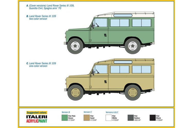 1:35 Italeri 6542 Land Rover Series III 109 "Guardia Civil" - Ita6542 4 - ITA6542