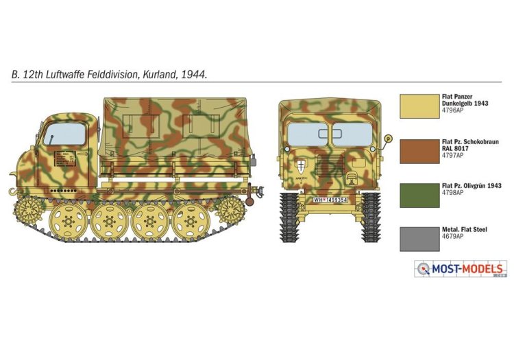 1:35 Italeri 6549 Steyr RSO/01 with German Soldiers - Ita6549 4 - ITA6549