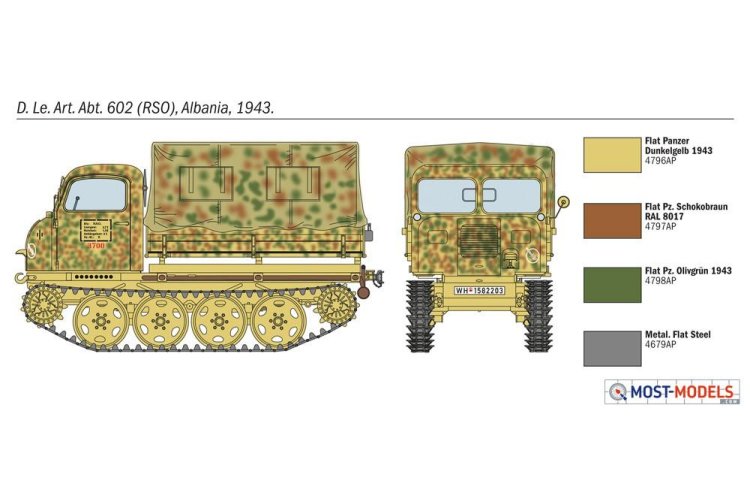 1:35 Italeri 6549 Steyr RSO/01 with German Soldiers - Ita6549 6 - ITA6549