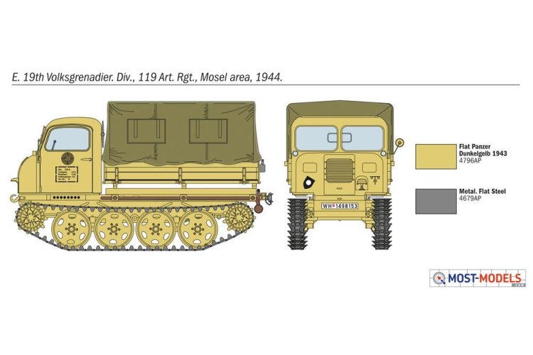 1:35 Italeri 6549 Steyr RSO/01 with German Soldiers - Ita6549 7 - ITA6549