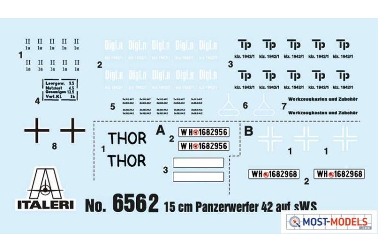 1:35 Italeri 6562 15 cm. Panzerwerfer 42 auf sWS - Ita6562 2 - ITA6562