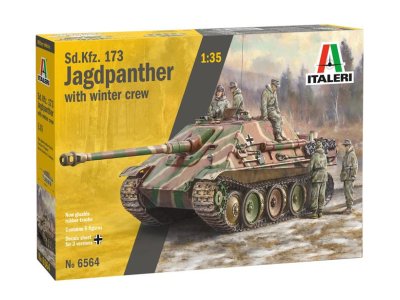 1:35 Italeri 6564 Sd.Kfz.173 Jagdpanther with Winter Crew - Ita6564 1 - ITA6564