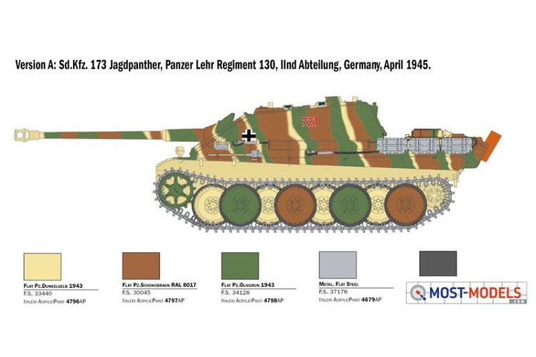 1:35 Italeri 6564 Sd.Kfz.173 Jagdpanther with Winter Crew - Ita6564 4 - ITA6564