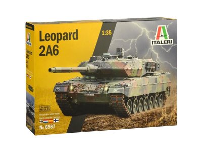 1:35 Italeri 6567 Leopard 2A6 (NL Decals) - Ita6567 front - ITA6567