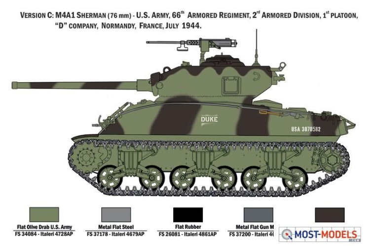 1:35 Italeri 6568 M4A1 Sherman with U.S. Infantry - Ita6568 6 - ITA6568