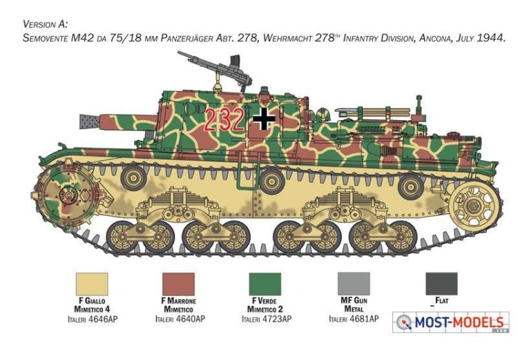 1:35 Italeri 6569 Semovente M42 da 75/18mm - Ita6569 2 - ITA6569