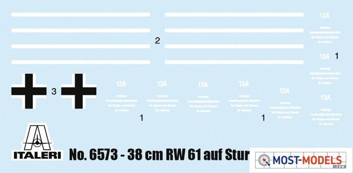 1:35 Italeri 6573 - 38 cm RW 61 auf Sturmmörser Tiger - Ita6573 3 - ITA6573