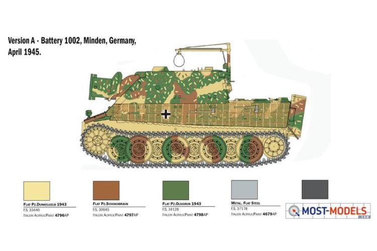 1:35 Italeri 6573 - 38 cm RW 61 auf Sturmmörser Tiger - Ita6573 4 - ITA6573