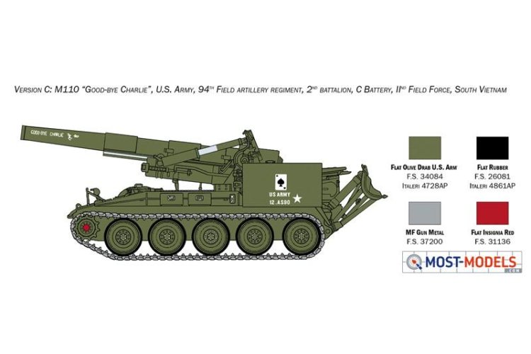 1:35 Italeri 6574 M11 0A1 Self Propelled Howitzer - Ita6574 6 - ITA6574