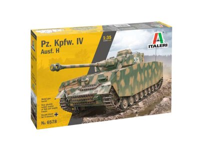 1:35 Italeri 6578 Pz. Kpfw. IV Ausf. H Tank - Ita6578 - ITA6578