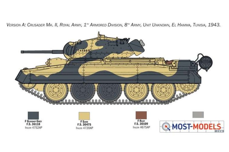 1:35 Italeri 6579 Crusader Mk. II with 8th Army Infantry - Ita6579 3 - ITA6579