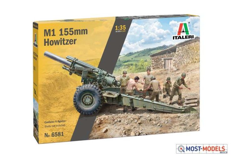 1:35 Italeri 6581 M1 155mm Howitzer - Ita6581 1 - ITA6581