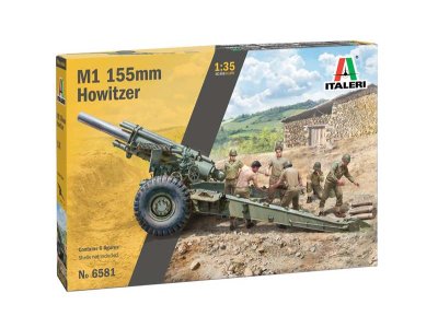 1:35 Italeri 6581 M1 155mm Howitzer - Ita6581 - ITA6581