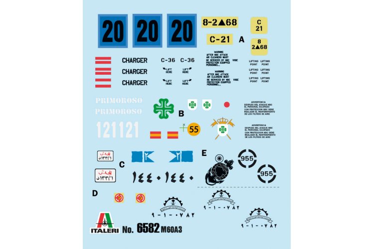 1:35 Italeri 6582 M60A3 Tank US - Ita6582 2 - ITA6582