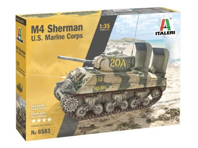 1:35 Italeri 6583 M4 Sherman U.S. Marine Corps - Ita6583 1 - ITA6583