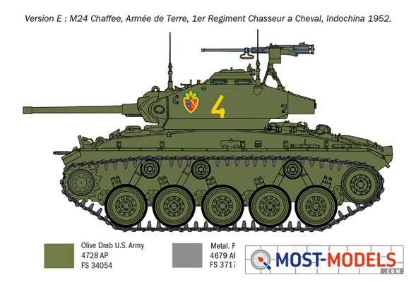 1:35 Italeri 6587 M24 Chaffee Tank - Korean War - Ita6587 7 - ITA6587