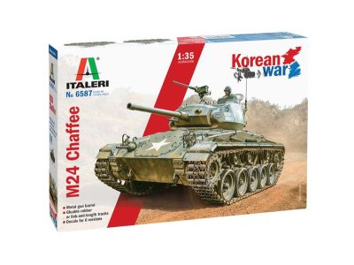 1:35 Italeri 6587 M24 Chaffee Tank - Korean War - Ita6587 - ITA6587