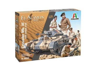 1:35 Italeri 6592 Crusader Mk. III with British Crew - Ita6592 - ITA6592