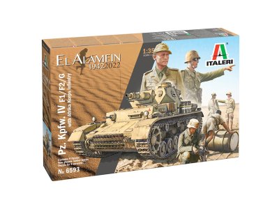 1:35 Italeri 6593 Pz.Kpfw.IV F1/F2/G With Afrika Korps Infantry - Ita6593 - ITA6593