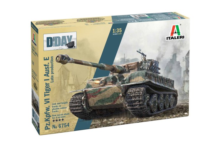 1:35 Italeri 6754 Sd.Kfz.181 Panzerkampfwagen Tiger I Ausf.E - Late Prod. - D-Day 80th Anniversary - Ita6754 1 - ITA6754