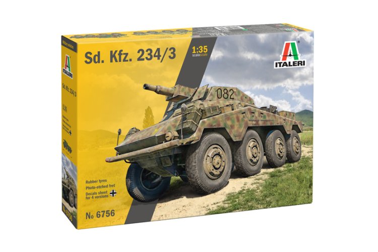 1:35 Italeri 6756 Sd.Kfz.234/3 Panzerwagen - Ita6756 1 - ITA6756