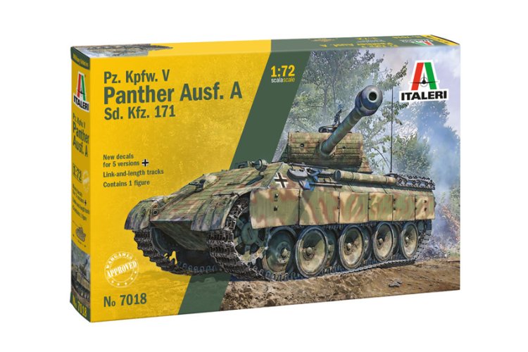 1:72 Italeri 7018 Sd.Kfz. 171 Pz.Kpfw. V Panther Ausf. A - Tank - Ita7018 1 - ITA7018