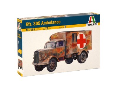 1:72 Italeri 7055 Opel Blitz - Kfz. 305 Opel Ambulance - Ita7055 1 - ITA7055