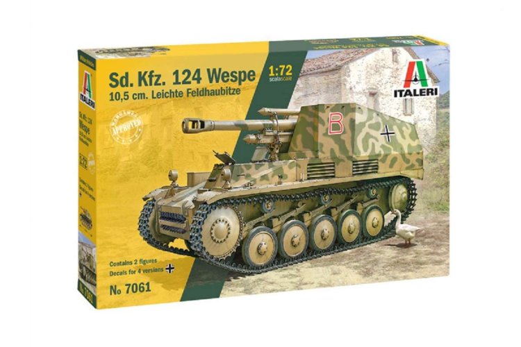 1:72 Italeri 7061 SD.KFZ.124 Wespe Tank - Ita7061 wespe 1 - ITA7061