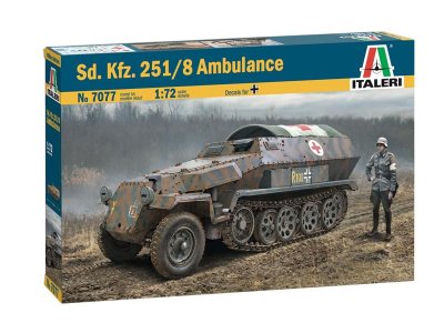 1:72 Italeri 7077 Sd.Kfz. 251/8 Ambulance - Ita7077 1 - ITA7077