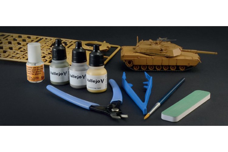 1:72 Italeri 72004 M1 Abrams Tank - Complete Set - Starter Kit - Ita72004 1 - ITA72004