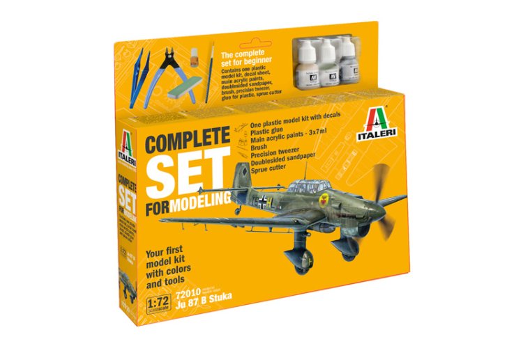 1:72 Italeri 72010 Junker Ju-87B Stuka Plane - Complete Set - Starter Kit - Ita72010 6 - ITA72010