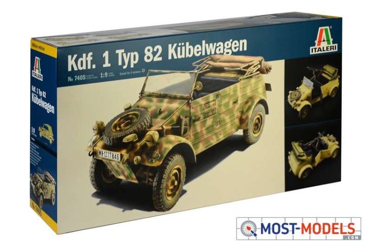 1:9 Italeri 7405 Kdf. 1 Typ 82 Kübelwagen - Ita7405 1 - ITA7405