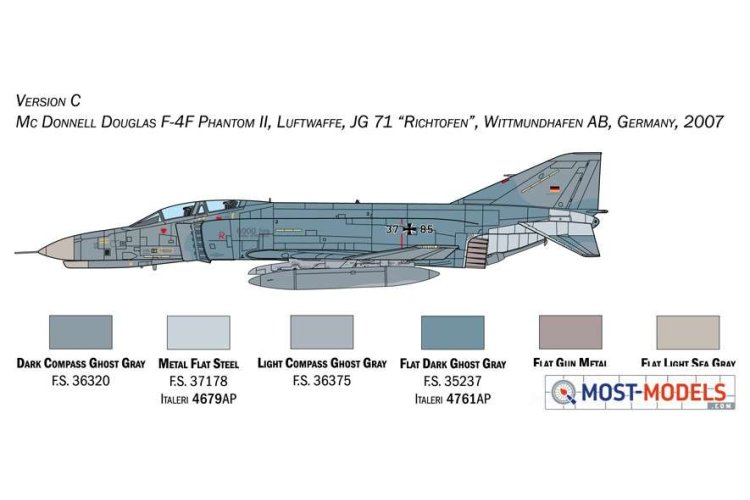 1:72 Italeri 1448 F-4E/F Phantom II - Italeri1448 3 - ITA1448