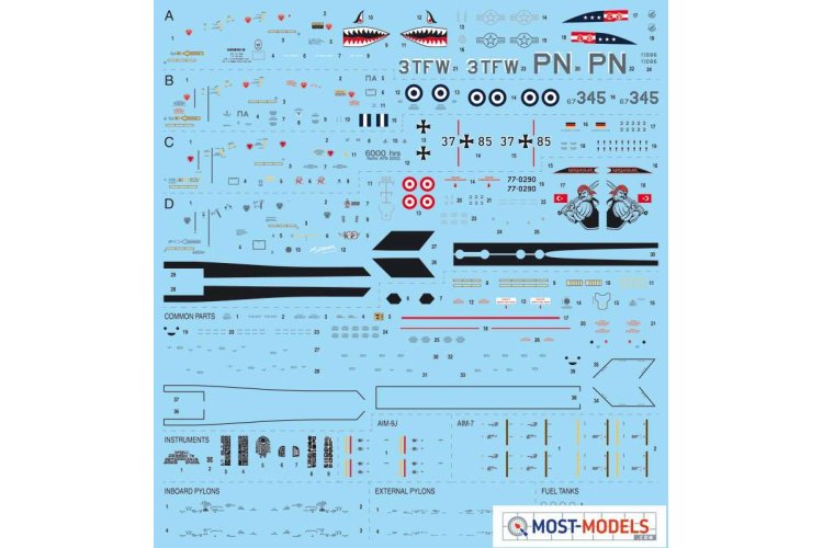 1:72 Italeri 1448 F-4E/F Phantom II - Italeri1448 - ITA1448