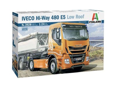 1:24 Italeri 3928 IVECO HI-WAY 480 E5 LOW ROOF - Italeri3928front - ITA3928