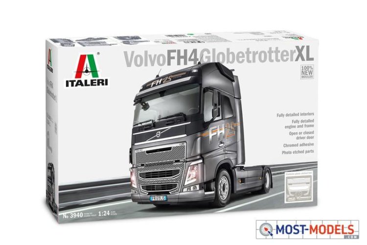 1:24 Italeri 3940 Volvo FH4 (FH16) Globetrotter XL - Italeri3940 - ITA3940