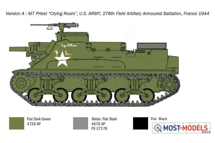 1:35 Italeri 6580 M7 Priest Tank - Italeri6580 3 - ITA6580