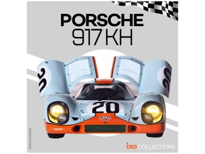 1:8 IXO Collections 005 Porsche 917 KH Gulf - 1970 - Racing Car - Ixo005 ixo 1 8 auto modellbausatz porsche 917 kh 1970 - IXO005