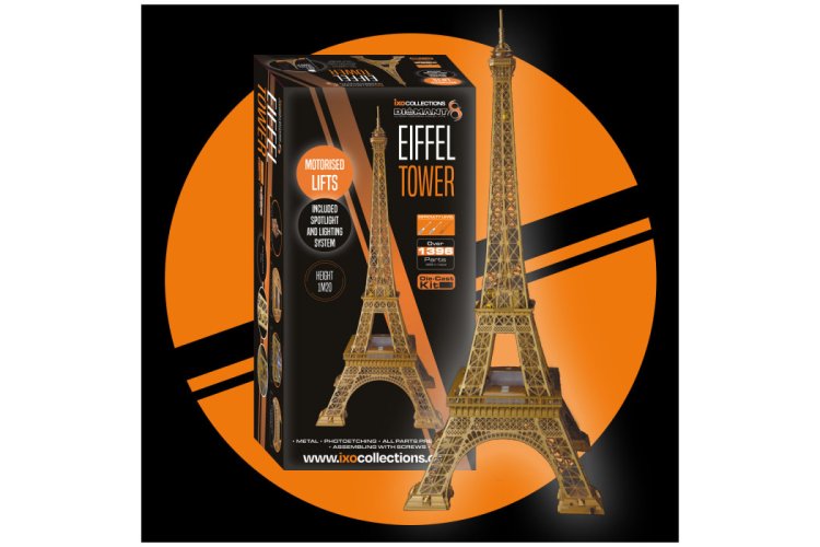 1:270 IXO Collections 007 Eiffeltoren Parijs met Verlichting en Liften - Ixo007 full kit tour eiffel 1 - IXO007